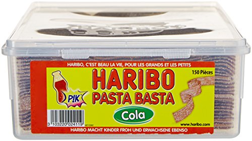 Haribo Bonbon Gélifié Pasta Basta Pik Cola x 150 Pièces 1,95 kg