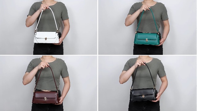Bolso vintage de hombro para mujer estilo retro clásico pequeño miniatura 7