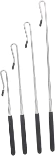 4 Pack Adjustable Puppet Control Hand Rods Telescopic Metal | Silver Alloy and Plastic Construction, 20-55cm Length Range, for Performances and Multi-puppet Handling
