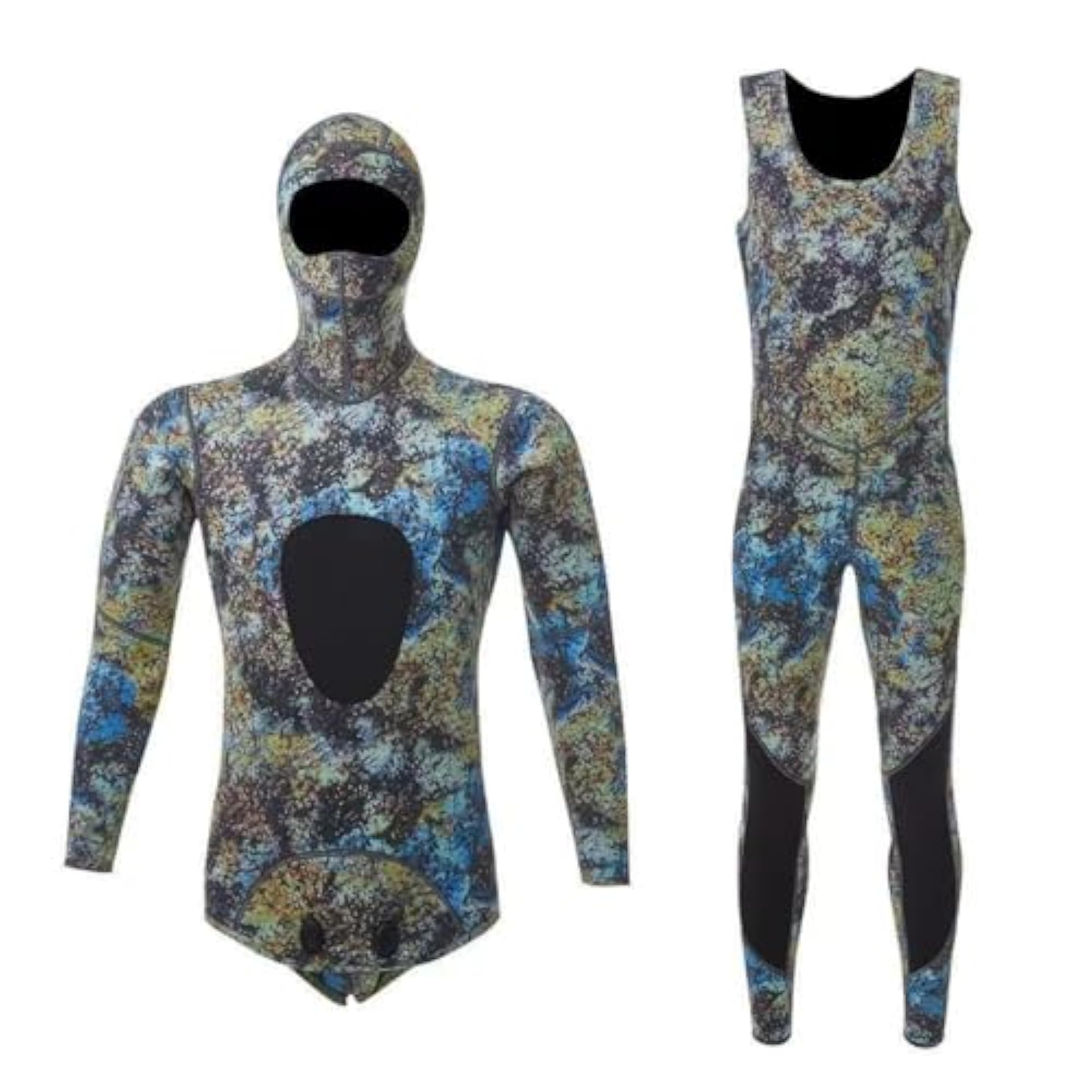 3mm Wetsuit Set for Cold Protection, Thickened Thermal Diving Suit