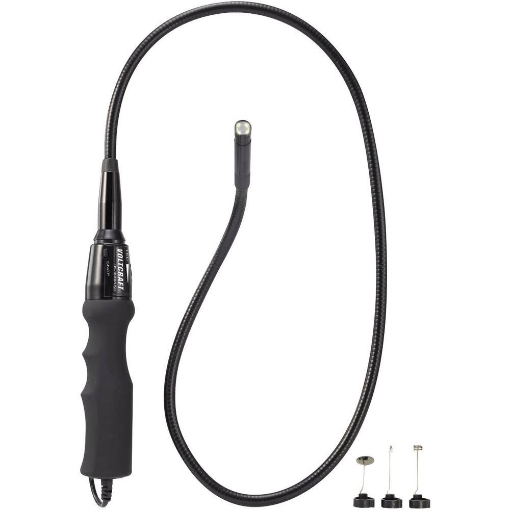 Endoscope USB VOLTCRAFT BS-18HD/USB Ø de la sonde: 8 mm Longueur de sonde: 88 cm Mise au Point, éclairage LED