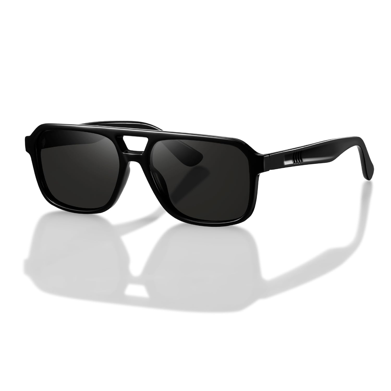 TIANYESY Polarized Retro Aviator Sunglasses for Women Men Vintage 70s Square Shades Sun glasses