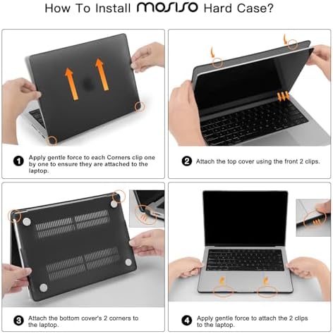 MOSISO Compatible with MacBook Pro 14 inch Case M5 M4 M3 M2 M1 2026-2021 — view 8