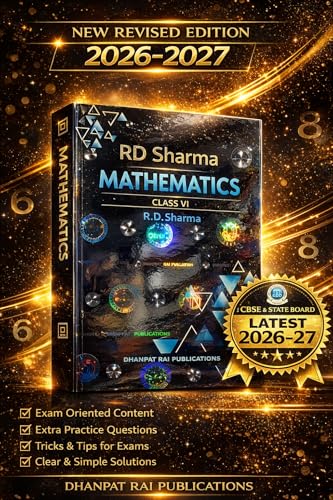 Image of Mathematics Class 6 | R.D. Sharma | Edition | Based on NCERT Syllabus | Chapter-wise Solved Examples & Practice Questions | Dhanpat Rai ... | (Books → Education → School Books → CBSE)