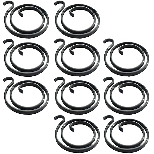 2 Turns Door Handle Spring, 2mm Thick Metal Coil, Hardware Replacement Parts for Door Handles (10 Springs)