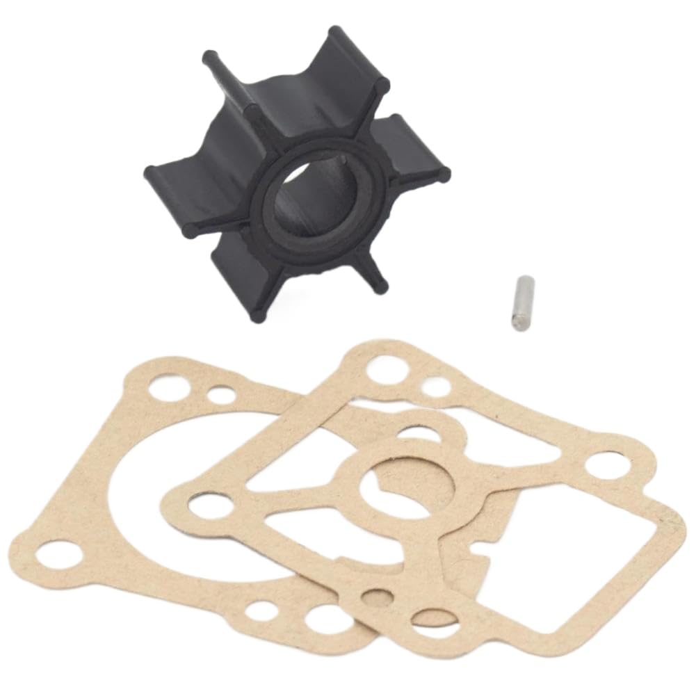 Kit Girante Pompa Acqua 47-8037481 Compatibile Con Marine 8 9.8 9.9 | Adatto ai modelli 3B2-65021-1 e 18-8920; Include guarnizione e perno chiave