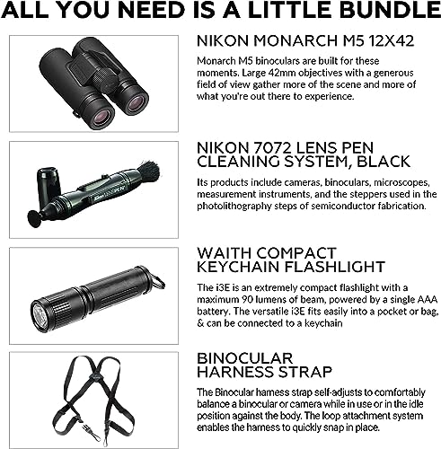 Binoculares Nikon Monarch M5 12x42 Kit con accesorios miniatura 2