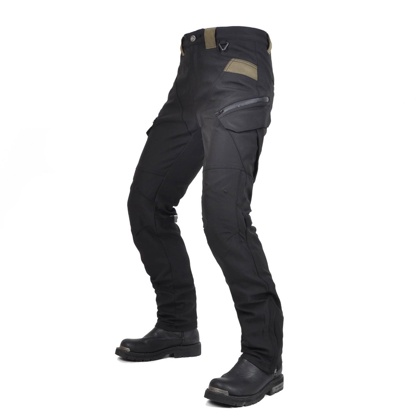 Motorradhose, schützende Freizeithose, Winddicht, atmungsaktiv, doppellagig, hoher Bund, Ganzjahresausrüstung