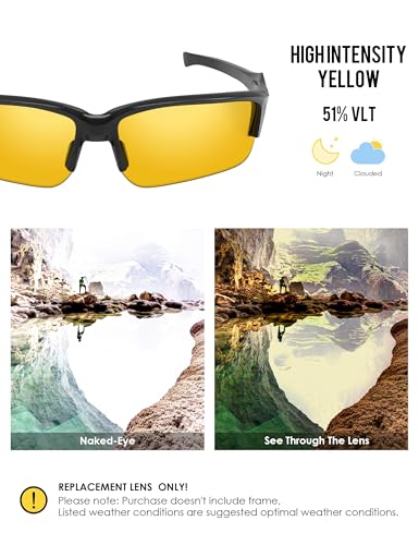 Image of BLAZERBUCK Polarized Replacement Lenses for Oakley Flak Beta OO9363 /Flak Beta Asian Fit OO9372 Sunglass