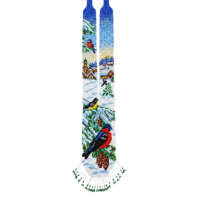 Collier ukrainien Gerdan en perles de rocaille pour sublimer vos tenues