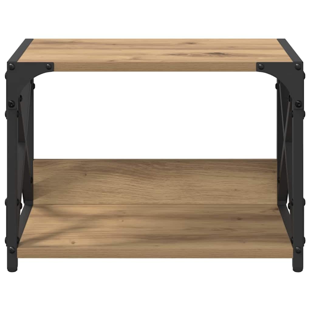 Soporte para impresora (madera, roble Artisan, 2 niveles)