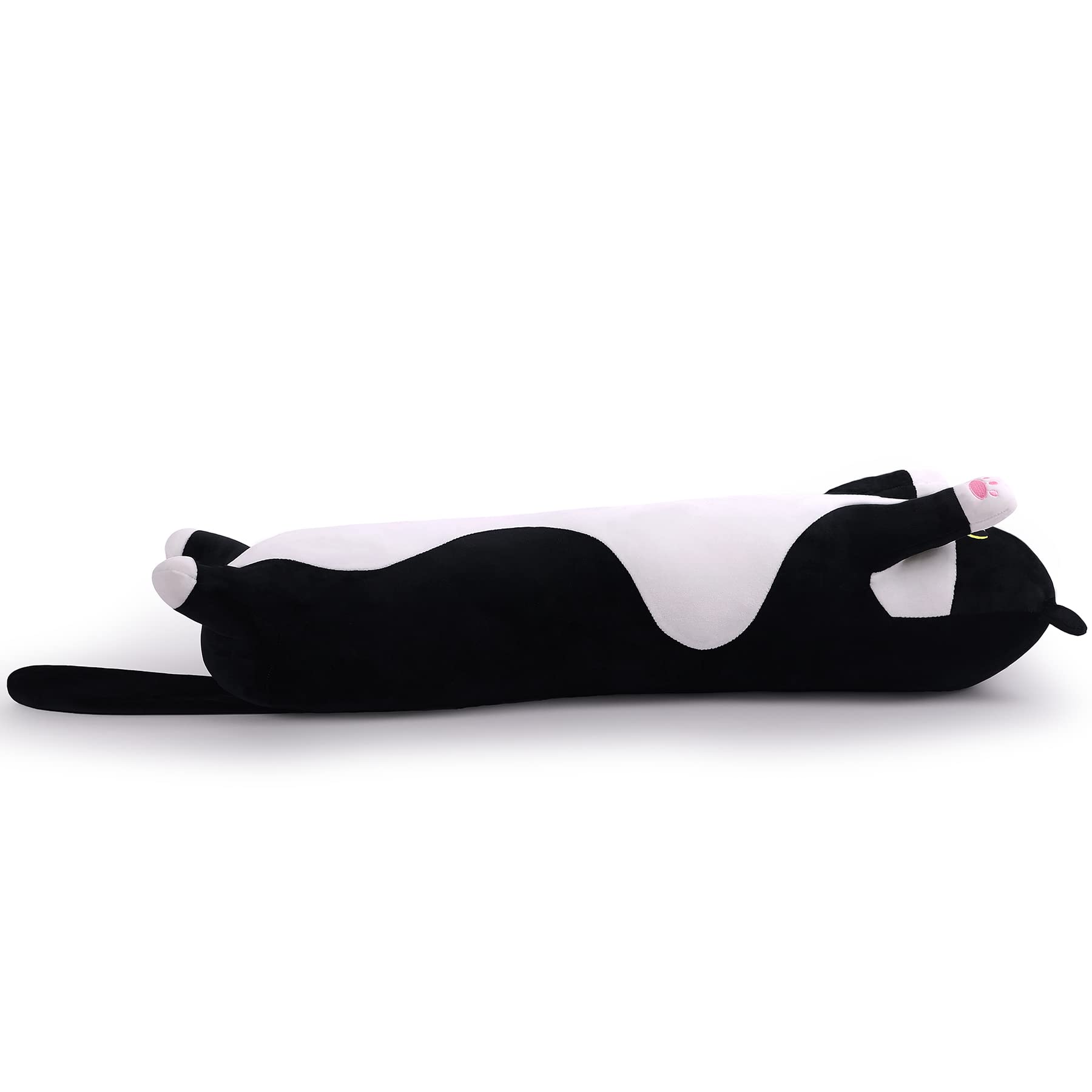 MIAOHAHA 43.2in Long Plush Cat Toy Pillow Stuffed Animal Cat Kids Plush Toy Pillow for Kids and Girls Toy Doll(110cm/43.2in)