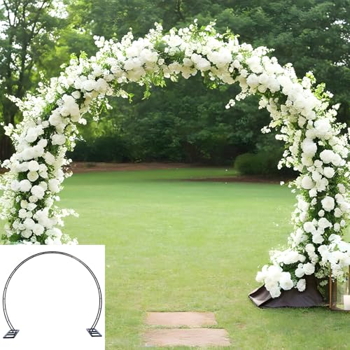 Nexyetnov GA3228-126' x 110' Garden Arch Wedding Arches for Ceremony