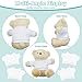 4 PCS Stuffed Bear Basic T Shirt Clothes for 10-12Inch/12-15.7 Inch, T Shirt Classic Crew Neck Bear, Cute Tiny Clothes DIY Bear Toy (for 10-12 Inch,White)