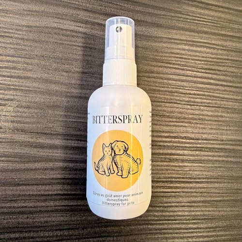 Sensipharm Bitterspray 100ml - Bittertropfen ohne Alkohol für Hunde und Katzen, Anti-Kau und Lecken Spray, Katzen Fernhaltespray Hunde für Möbel, Abwehrspray Haustiere mit Bitteren Geschmack