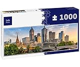 Lais Puzzle Das zentrale Geschäftsviertel von Melbourne, Australien, Panorama 1000 Teile Panorama