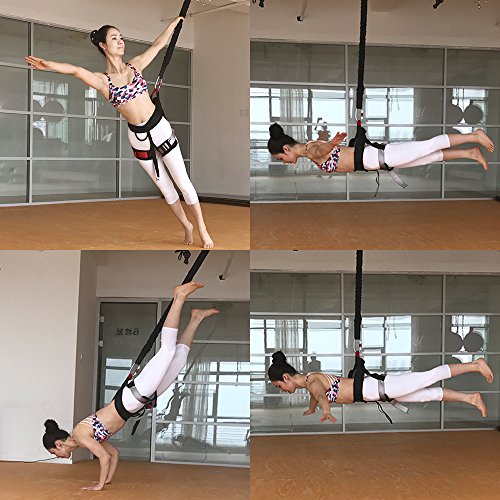 DASKING Heavy Bungee Cord Resistance Belt for Home Gym Yoga Bungee Rope Gravity Bungee Training Tool Ideal for Home Gym Studio (Weight Class -3)