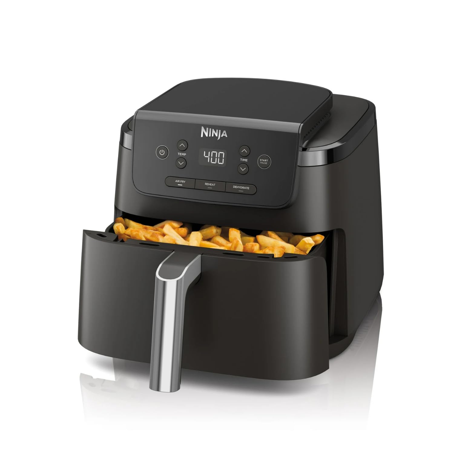 Ninja Air Fryer Pro XL 5.5-Quart – 4-in-1 Functionality: Air Fry, Roast, Reheat, Dehydrate; Nonstick Basket; Dishwasher Safe, Nonstick, 400°F Air Crisp Technology