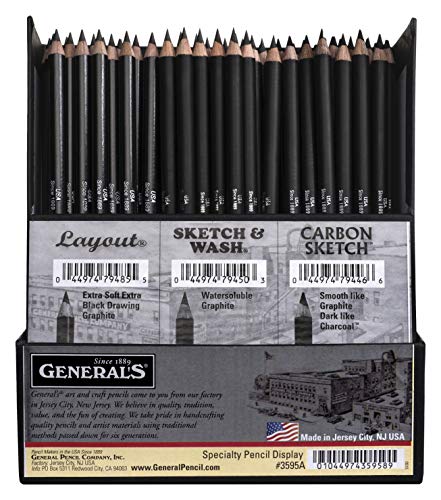 General's Specialty Drawing Pencils Classroom Pack - 108 pencils