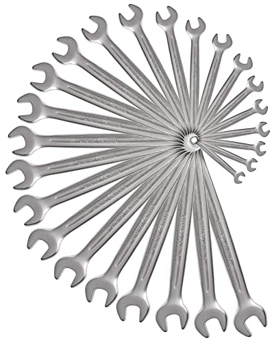 KS TOOLS 922.0075 - Jeu de 25 Clés Mixtes de notre Gamme Ultimate - Jeu de Clé Plate - Outillage Garage Mecanique - Fabriqués en Chrome Vanadium - Finition...