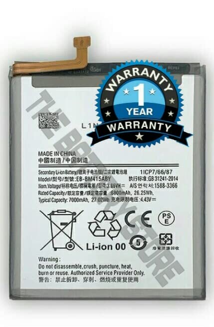 Image of THE BATTERY STORE Original EB-BM415ABY Battery Compatible with for Samsung Galaxy M51 / M515F Battery with 1 Year warrenty (for Samsung M41 /M51)
