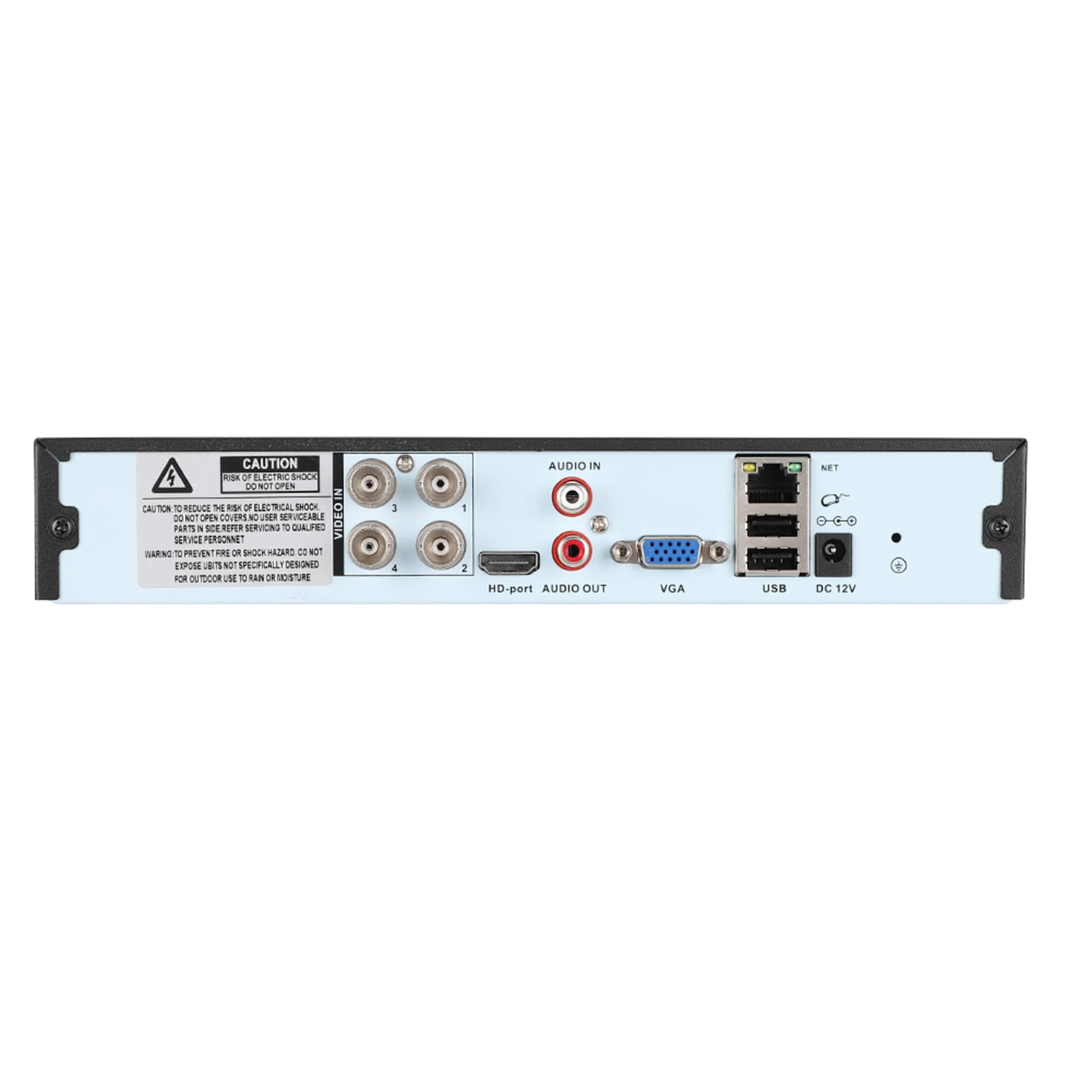 Videoregistratore di rete, AHD TVI CVI CVBS Registratori IP NVR Registratore su disco rigido di sorveglianza con rilevamento del movimento, Visualizzazione remota per telecamera di sicurezza(EU)