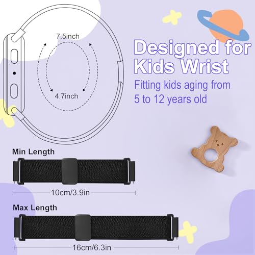 2 Pack Correa Magnética de Nylon 20mm para Reloj miniatura 5