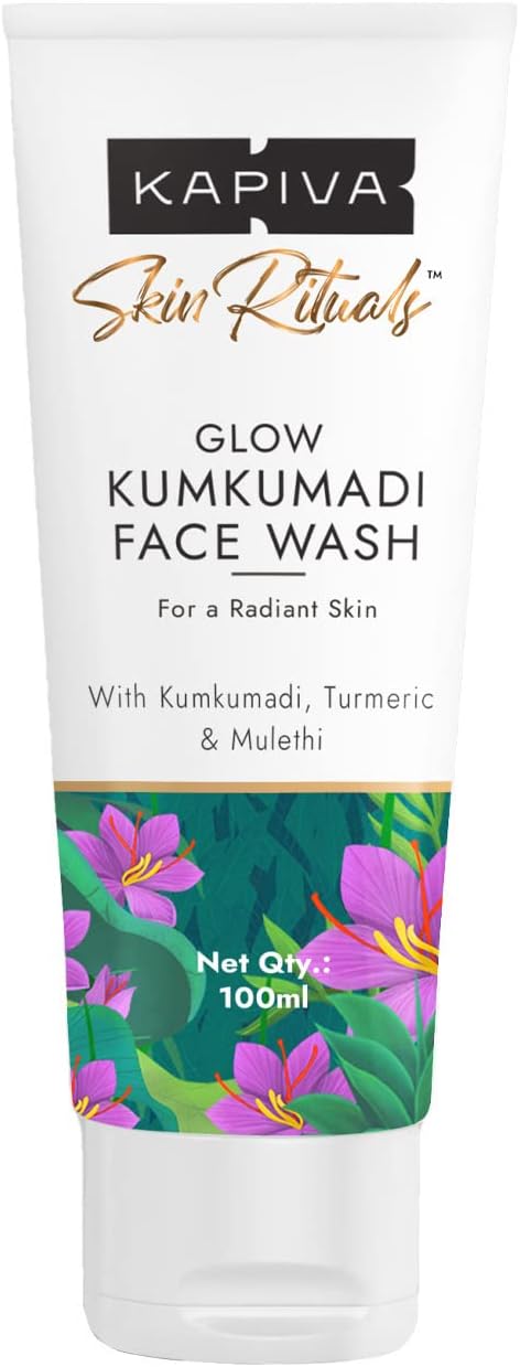 Kumkumadi Glow Face Wash | Reduces pigmentation & dark spots| For All Skin Types | 0% Parabens, Sulfates, Silicones