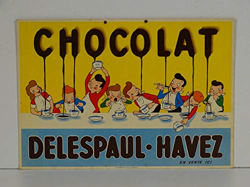 Chocolat delespaul havez Reproduction Affiche Poster-Format Size 50X70 cm-Papier 300 GR-Vente du fichier numérique HD Possible Nous Consulter.(Boutique :...