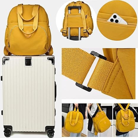 Large capacity Waterproof Versatile Backpack,simple and stylish backpack for women3