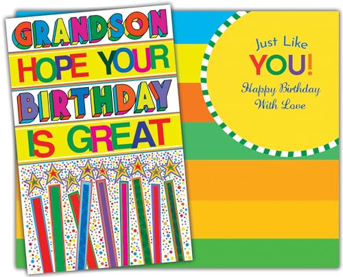 Chuck'S Card-O-Rama 95746 Birthday Card For Grandson thumb #1