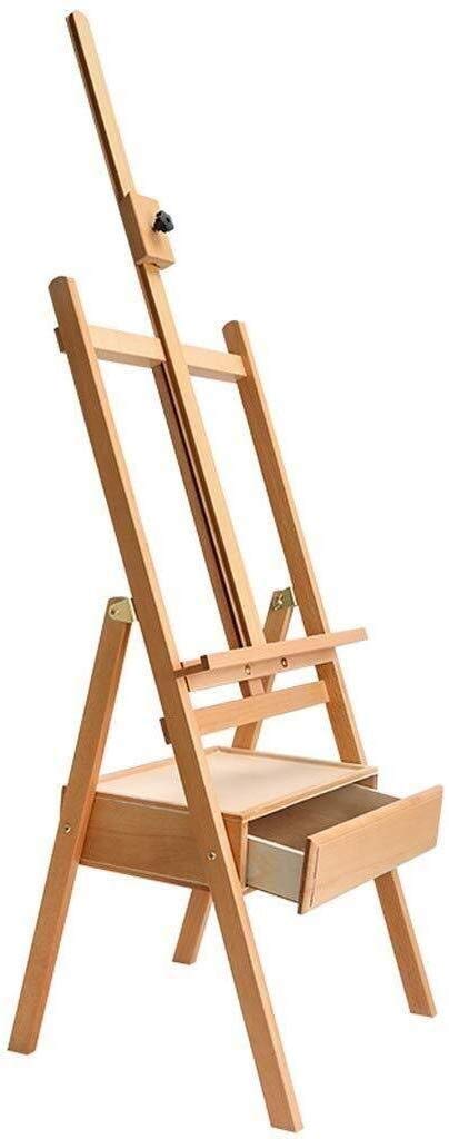 CWCQGH Easels Drawer Wood Drawing Board Sketch Bracket Adult Multifunction Painting Promotional Advertisements Wood Artists Craft Box