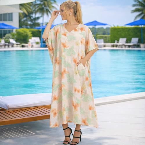 Image of Miss Lavish London Women's Kaftan- Kaftan Dress for Casual, Party, Evening, Vacation and Everyday Wear