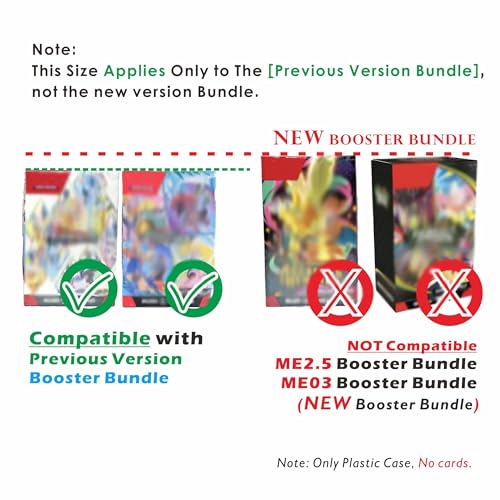 Image of 10PCS Plastic Protector Case For Booster Bundle /Build & Battle Foldable Clear Display Box Plastic Display Case Compatible with Booster Bundle Collectors Cards Protector