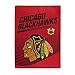 NORTHWEST Officially Licensed Chicago Blackhawks NHL Team Throw Blanket 60″×80″ – Oversized Licensed Microfiber Throw with Hockey Logos for Fans, Game Day Rooms & Cozy Living