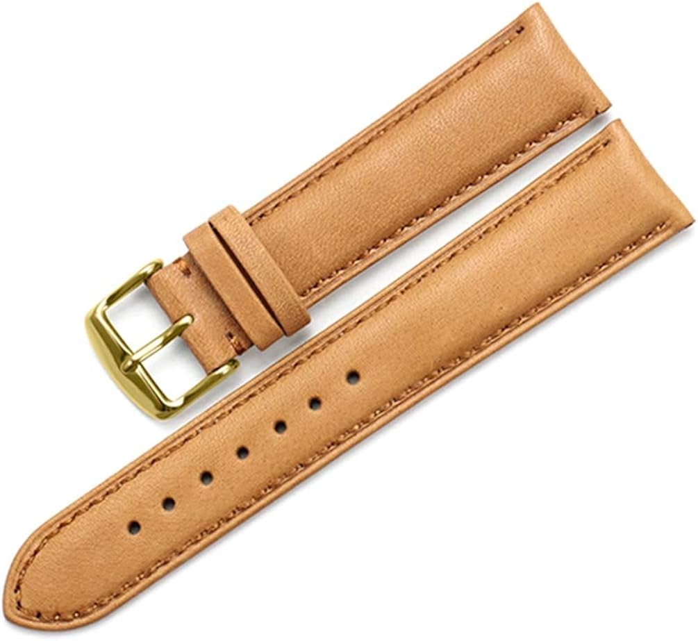 Leather Watch Straps with Stainless Buckle 18Mm/19Mm/20Mm/21Mm/22Mm