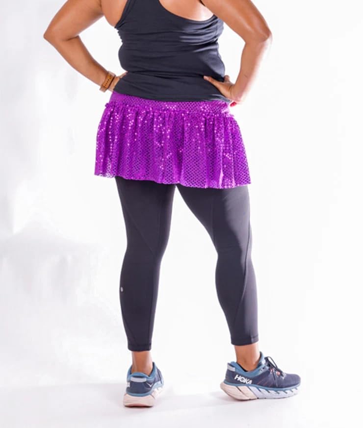 Women's Sparkle Running Skirt | Running Tutu | Glitter Running Skirt | Running Costume | Sequin Running Skirt4