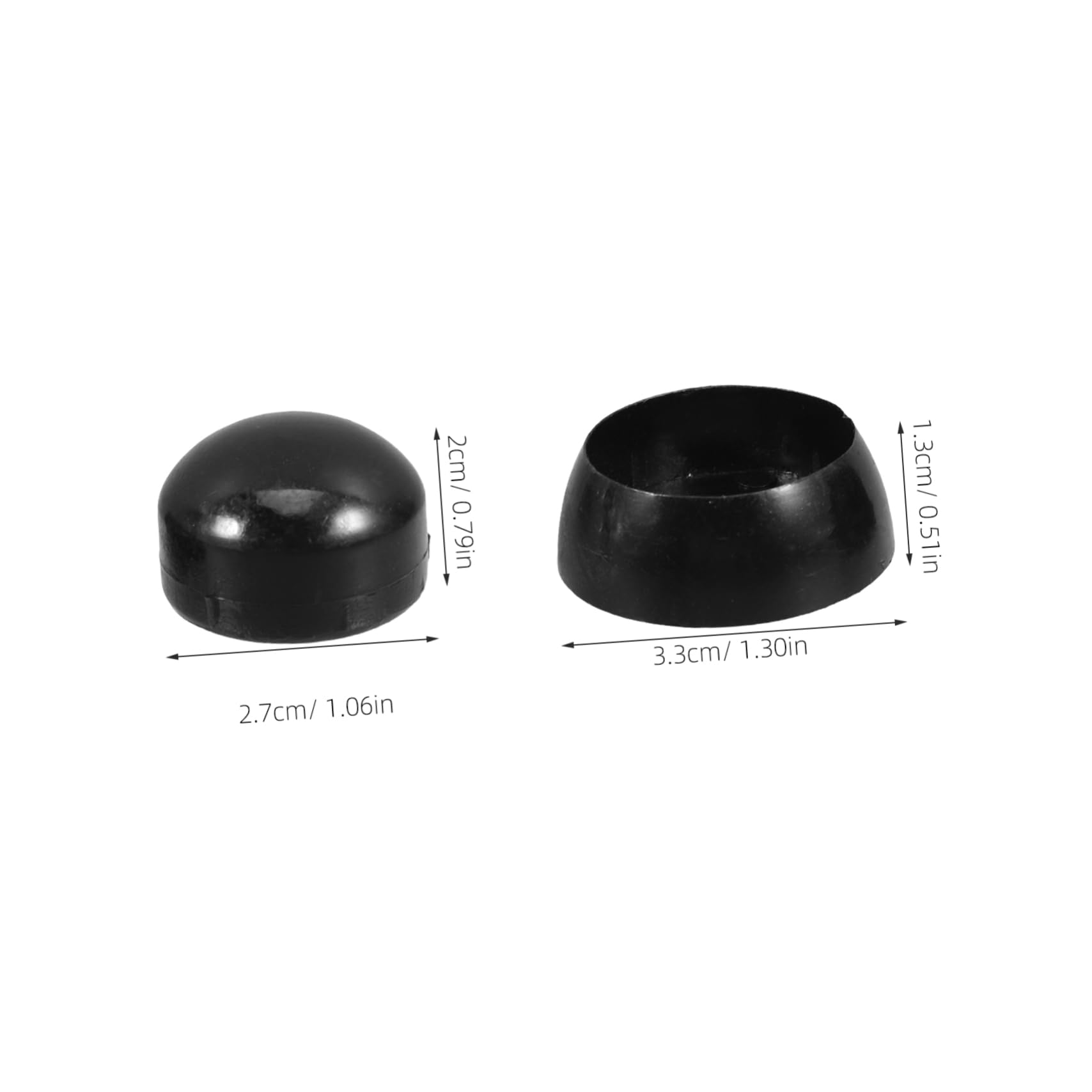 VICASKY 10Pcs Outdoor Play Cap Are 10pcs Playground Screw Bolt Caps Plastic Nut Protection Covers for Slides Areas Equipment Parts Easy Install Area For And Post Cover Screws Dome Slide Safety Kids - Image 2