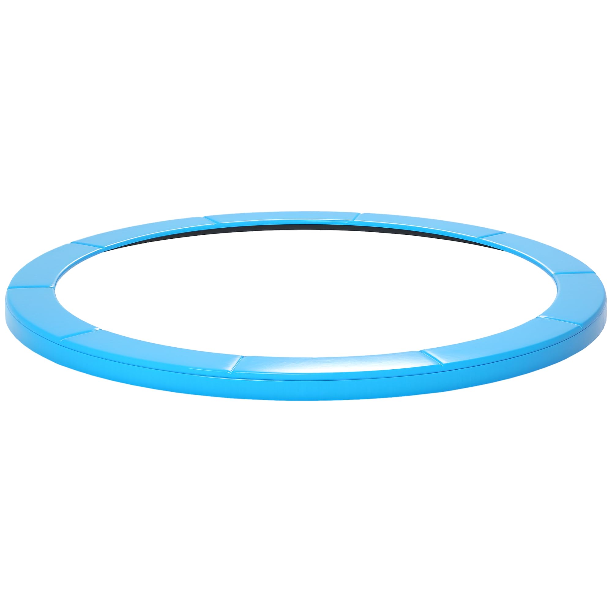 HOMCOM 12ft Trampoline Pad, Φ366cm Trampoline Accessories Surround Pad Thick Foam Pads Padding Replacement Spare, Light Blue