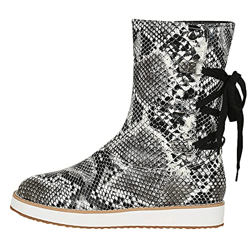 Bottes hautes pour femme de style cowboy et bottes à lacets pour fille pointure 25