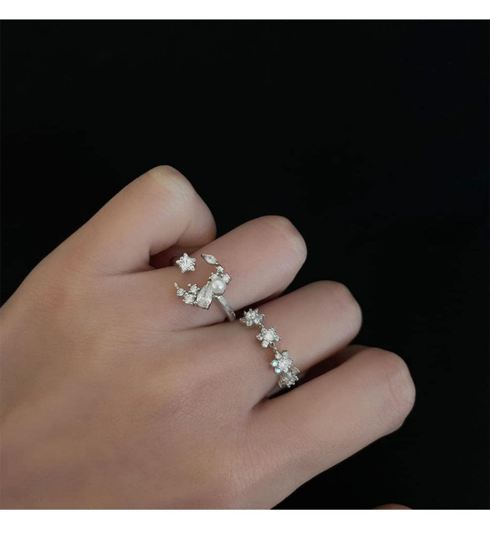 HGJH Anello Regolabile,Anelli Regolabili per Donna Argento