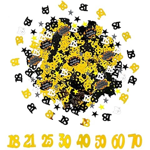 AONAT 1000 pcs Confeti cumpleaños 18 Cover