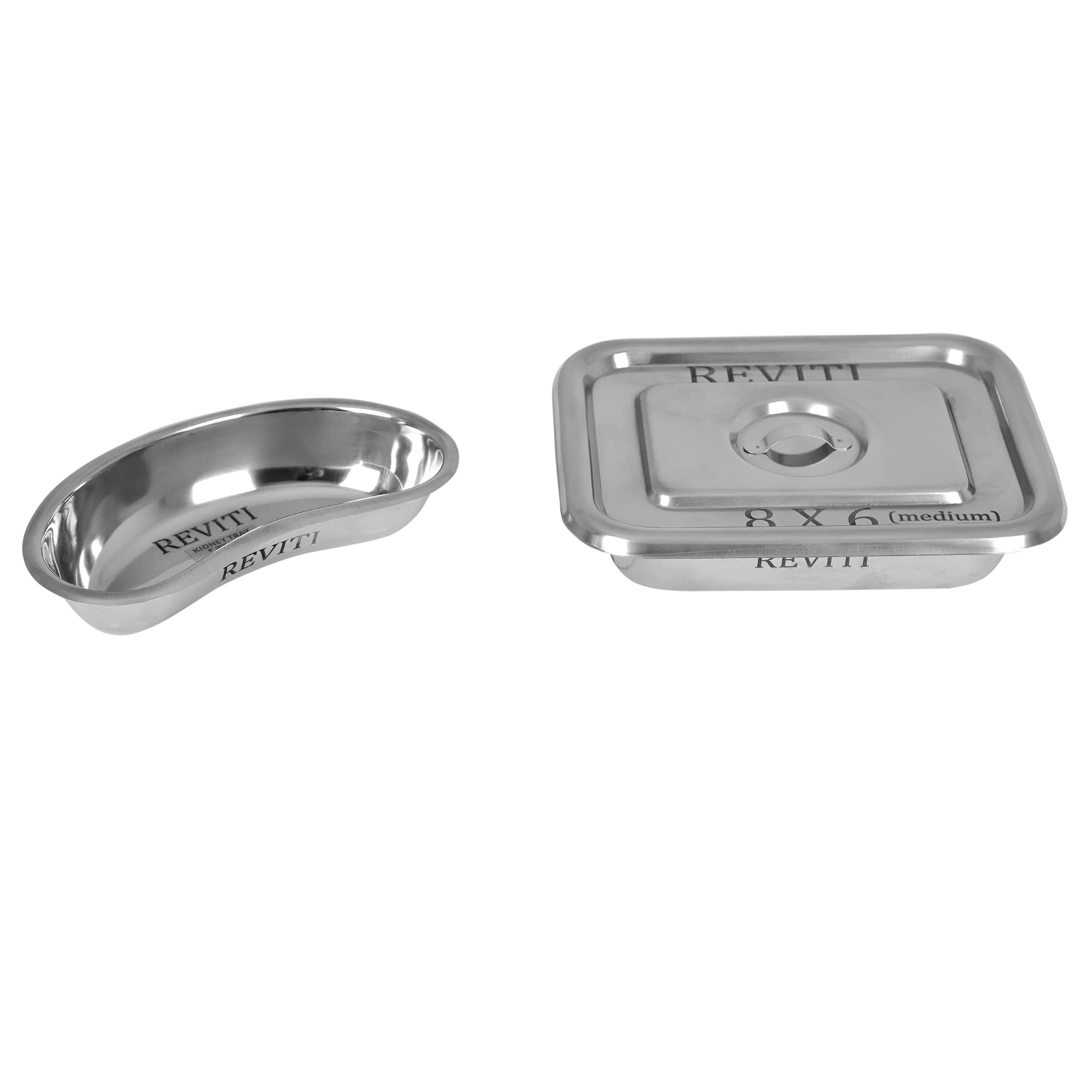 Reviti® by Hospiclub Kidney Tray 8" & Medical Tray 8x6 inches (Combo) (B093ZB32YC) Amazon Price History, Amazon Price Tracker