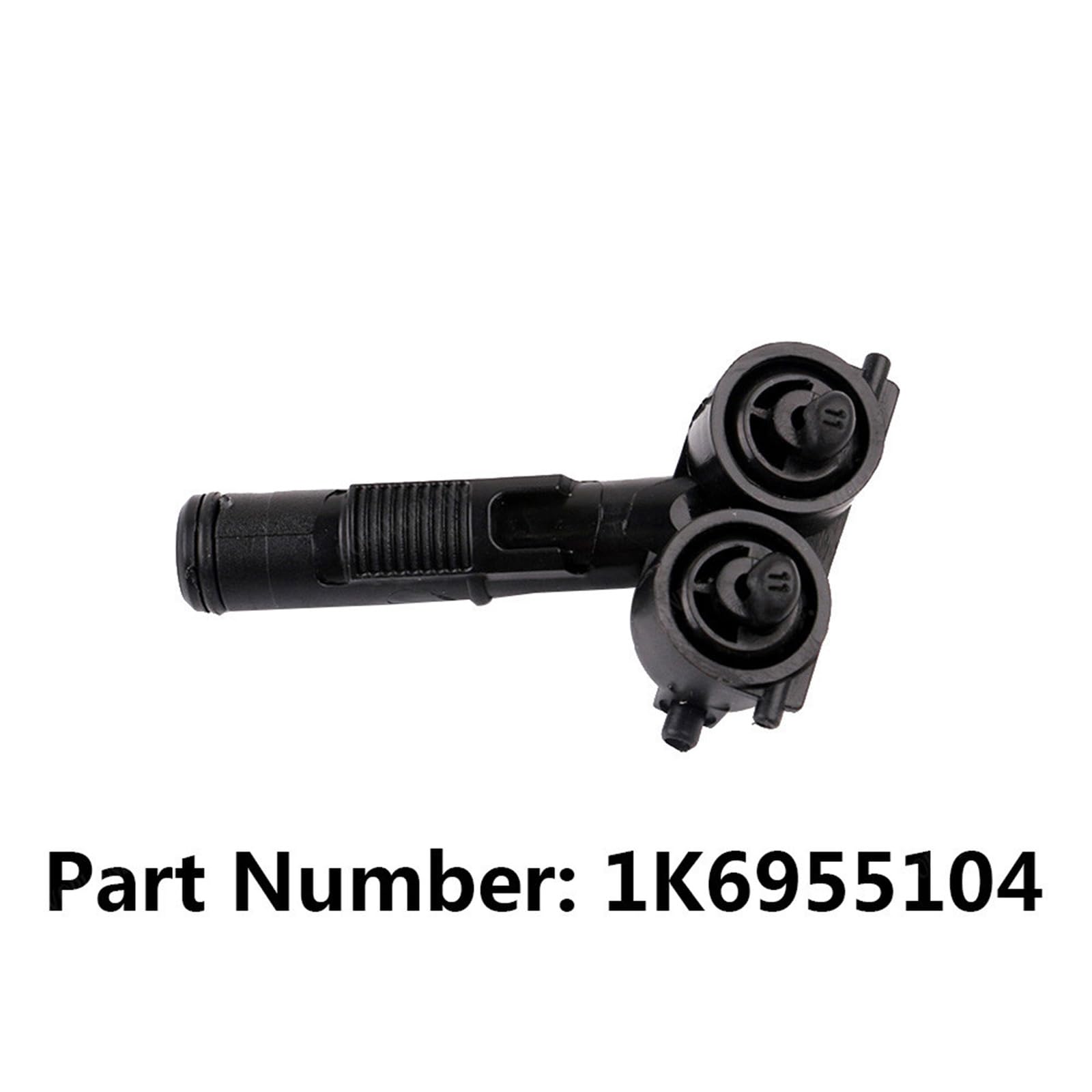 Boquillas limpiadoras de faros 2pcs Car Headlight Washer Nozzle Head Light Cleaning Water Sprayer Jet 1K6955103 1K6955104 para Golf 2004-2009