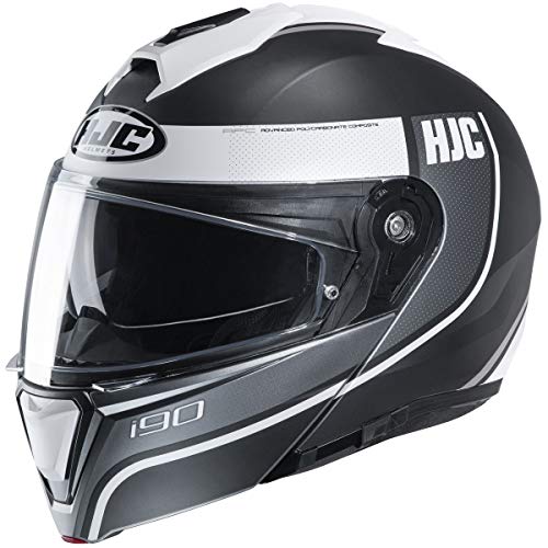 HJC i 90 Davan Men's Street Motorcycle Helmet - MC-10SF / Large