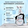 Lysol Power Limescale Remover Bathroom Cleaner Spray, Hard Water Stain Remover, Disinfecting Multipurpose Cleaner for Shower & Bathtub, Tough on Lime & Calcium, 0% Bleach, Atlantic Fresh Scent, 32oz #1