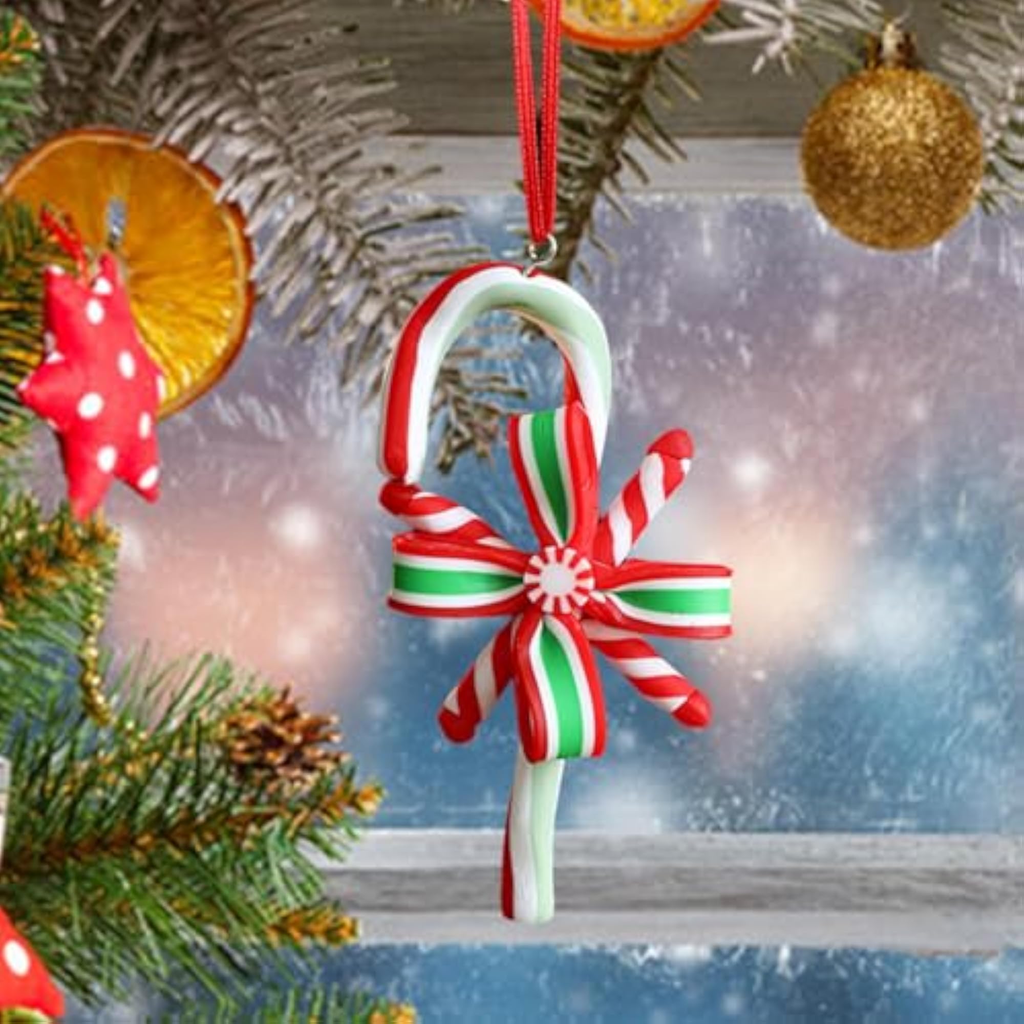 Christmas Lolly Hanging Ornament for Indoor Outdoor