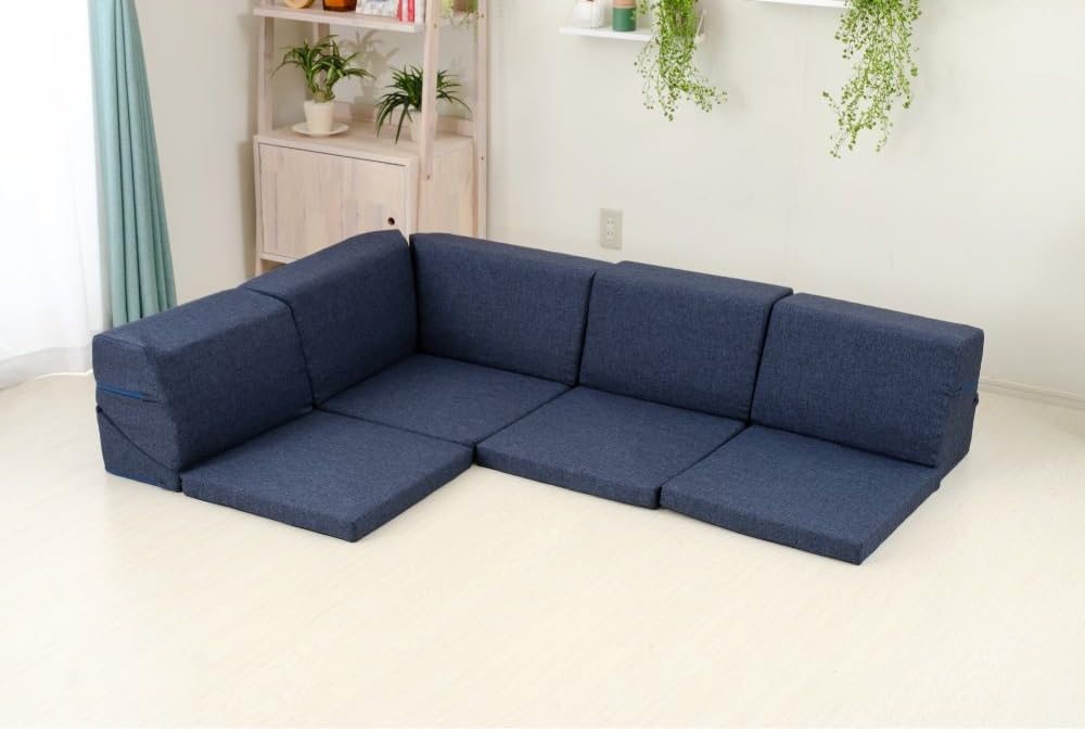 Amazon｜セルタン(Cellutane) ローソファ 4点セット ブラウン コーナー