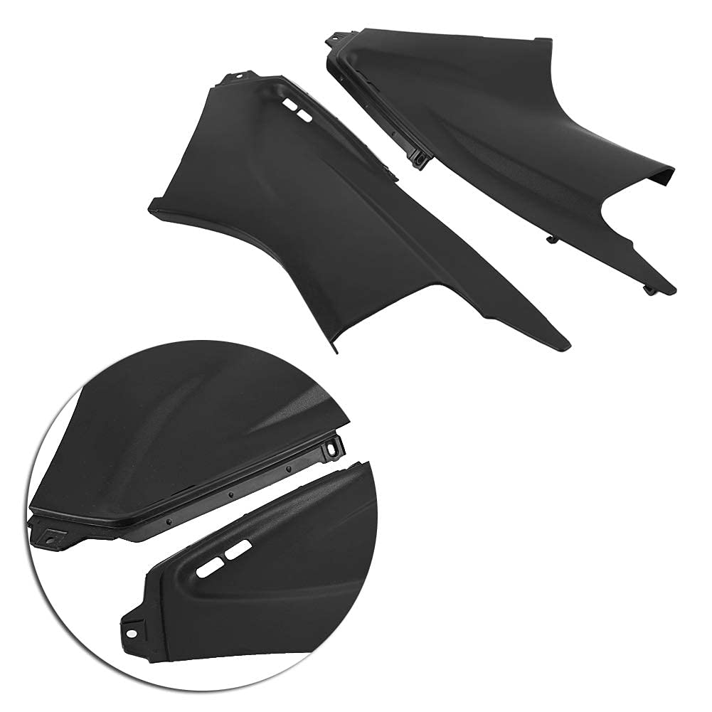 Carena parapolvere aria ， 1 paio Carena parapolvere aria nera inserire parte sostituzione per YZFR6 YZF R6 2003 2005