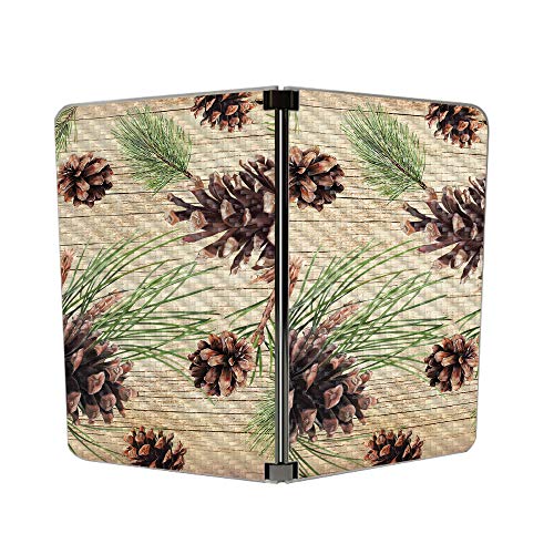 Image of MIGHTY SKINS MightySkins Carbon Fiber Skin for Microsoft Surface Duo - Pine Collage | Protective, Durable Textured Carbon Fiber Finish | Easy to Apply, Remove, and Change Styles | Made in The USA